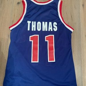 Isiah Thomas Champion NBA Jersey Detroit Pistons Adult Medium